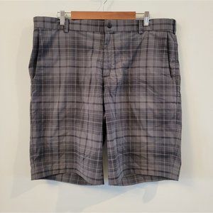Mens Nike Golf Dri Fit Plaid Shorts Size 38